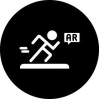 Ar Running Game Vector Icon Style