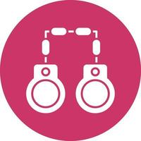 Vector Design Handcuffs Icon Style