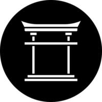 Torii Gate Vector Icon Style