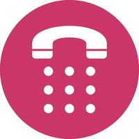 Vector Design Phone Dial Icon Style