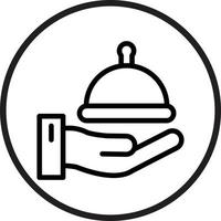 Room service Vector Icon Style