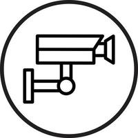 Security Camera Vector Icon Style