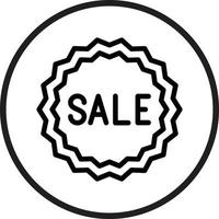 Sale Sticker Vector Icon Style