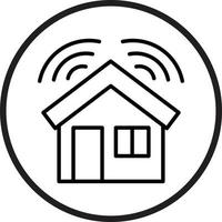 Smart House Vector Icon Style