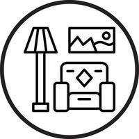 Living Room Vector Icon Style