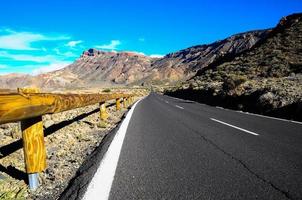 Scenic road view photo