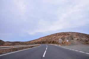 Scenic road view photo