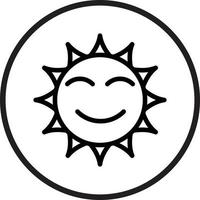 Sun Vector Icon Style