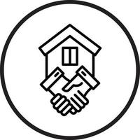 House Deal Vector Icon Style
