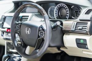 Honda car control board and  steering wheel photo