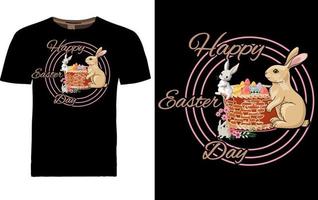 EASTER DAY T SHIRT DESIGN vector