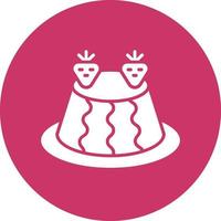 Vector Design Pudding Icon Style