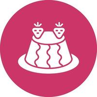 Vector Design Pudding Icon Style