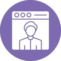 Vector Design Web User Icon Style