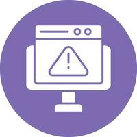 Vector Design Website Error Icon Style