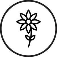 Flower Vector Icon Style