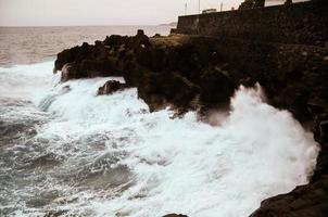 mar con olas foto