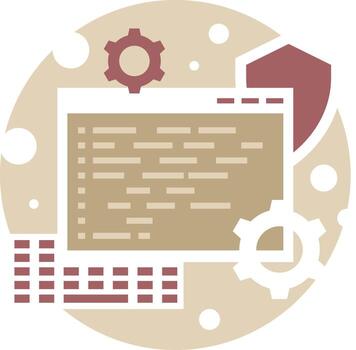 aplicación desarrollo y computadora tecnología, vector gráficos