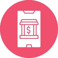 Vector Design Mobile Banking Icon Style