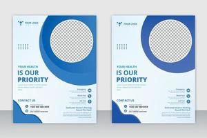 healthcare cover a4 template design and flat icons for a report and medical brochure design, flyer, leaflets decoration for printing and presentation vector. vector