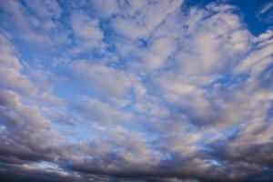 nubes en el cielo foto