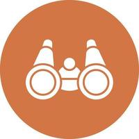 Vector Design Binocular Icon Style