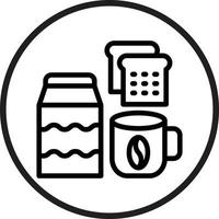 Break Fast Vector Icon Style