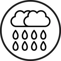 Rainy Vector Icon Style