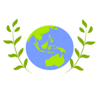 Illustration of earth day png