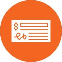 Vector Design Cheque Icon Style