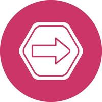 Vector Design One Way Icon Style