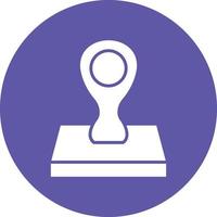 Vector Design Stamped Icon Style