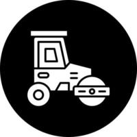 Road Roller Vector Icon Style
