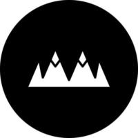 Mountains Vector Icon Style