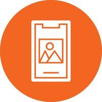 Vector Design Mobile Image Icon Style