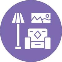 Vector Design Living Room Icon Style