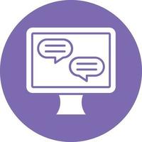 Vector Design Live Chat Icon Style