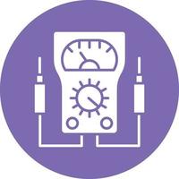 Vector Design Voltmeter Icon Style