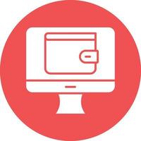 Vector Design Online Wallet Icon Style