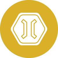 Vector Design Narrow Bridge Icon Style