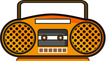 årgång stil elektronik illustration på transparent bakgrund png