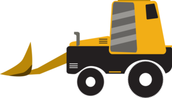 heavy equipment illustration on transparent background png