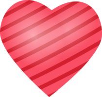 heart ornament on transparent background png