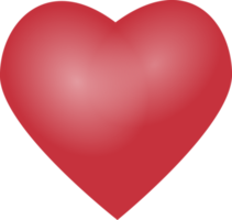 heart ornament on transparent background png