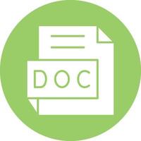Vector Design DOC Icon Style