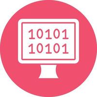 Vector Design Binary Icon Style