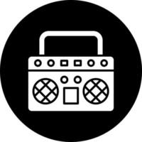 boombox vector icono estilo