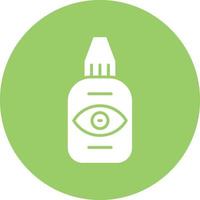 Vector Design Eye Drop Icon Style