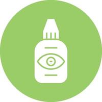 Vector Design Eye Drop Icon Style