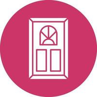 Vector Design Room Door Icon Style